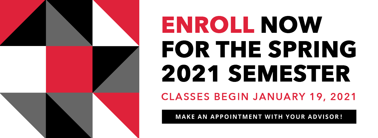 #enroll Spring 2021 Enrollment