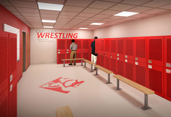 LCC Athletic Expansion Locker Room
