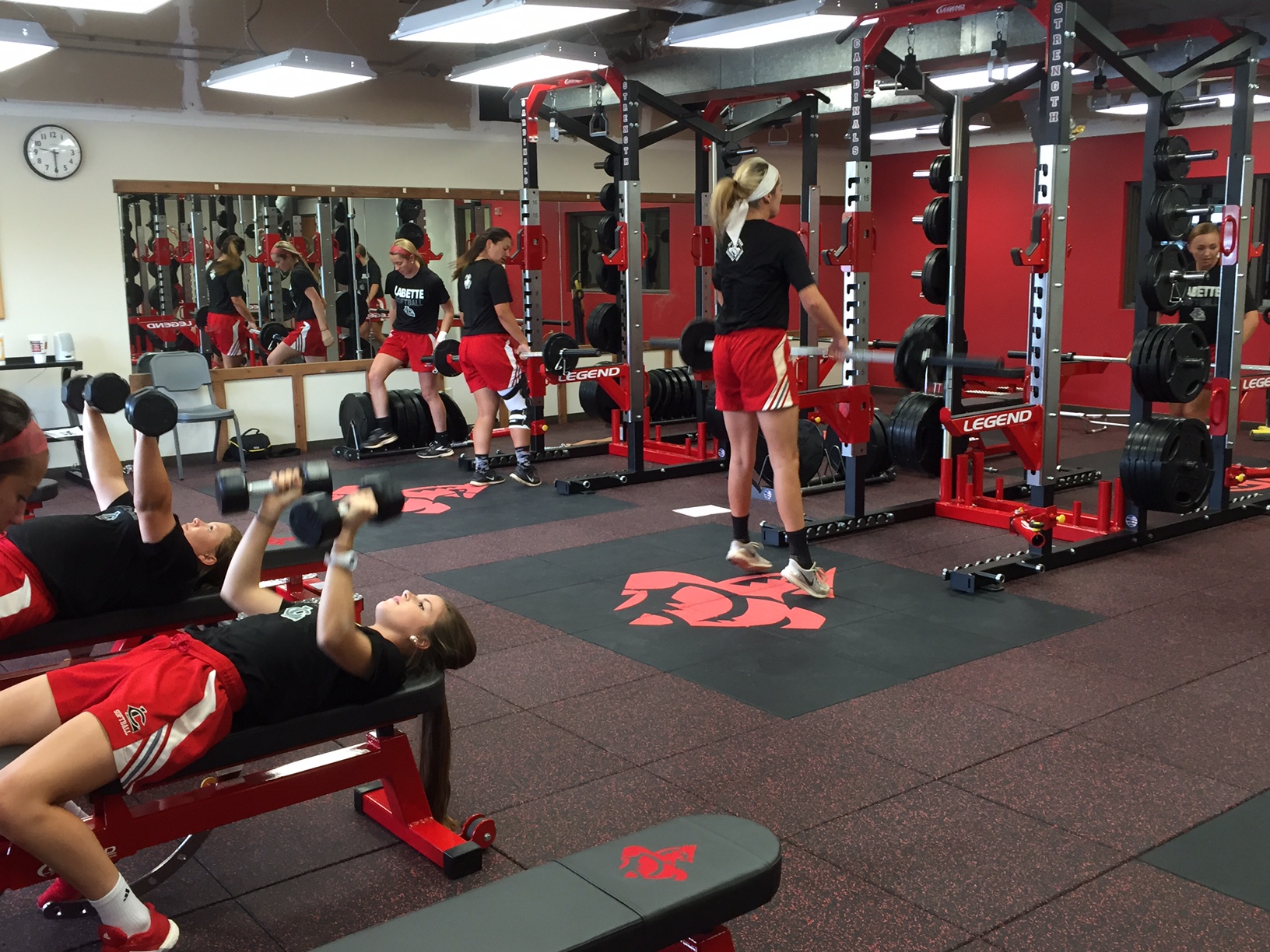 Labette Community College - They have a new weight room for their atheltes  and students (102016)