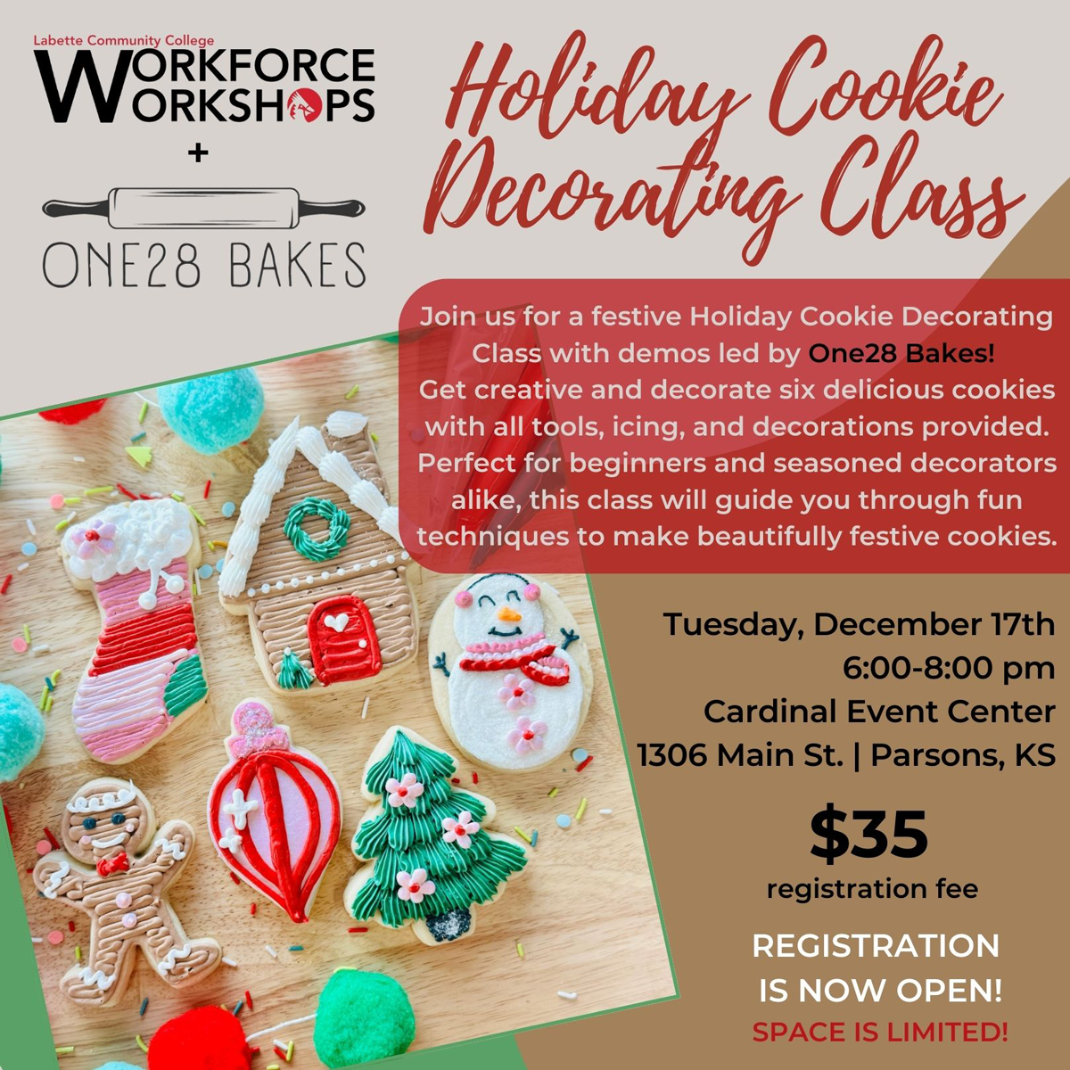 Holiday Cookie Class