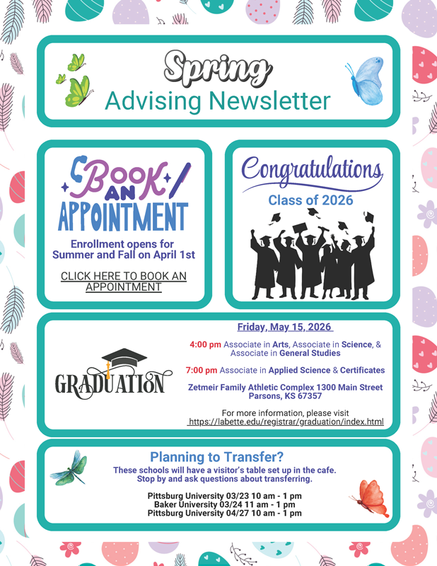 Advising Newsletter Spring 2026